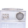 Sterling Silver & Diamond Bangle Bracelet
