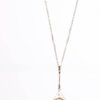 Gold Heirloom Drop Necklace