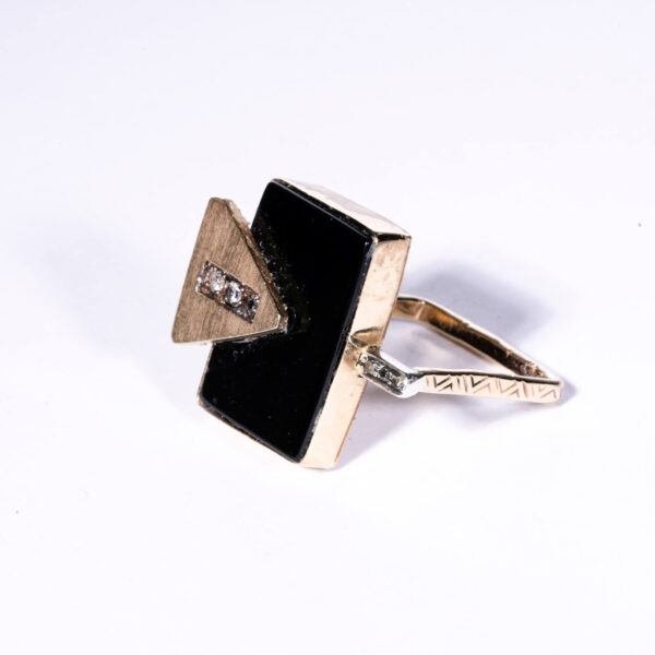 Gold Square Ring