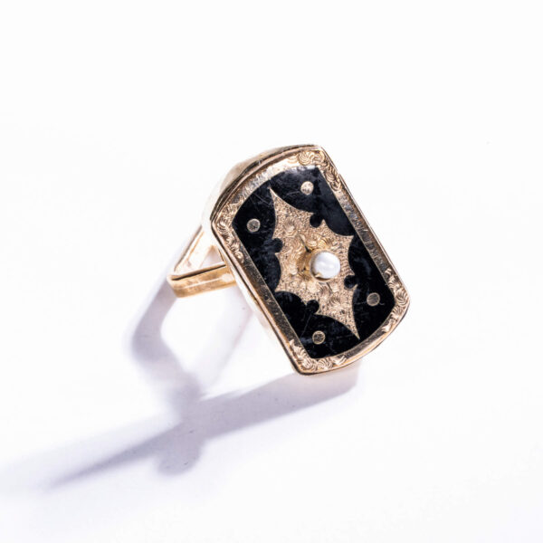 Gold Square Ring