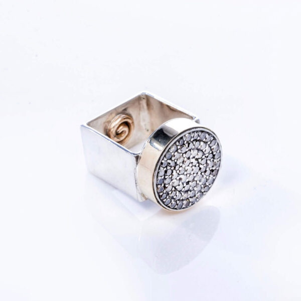 Sterling Silver Square Ring